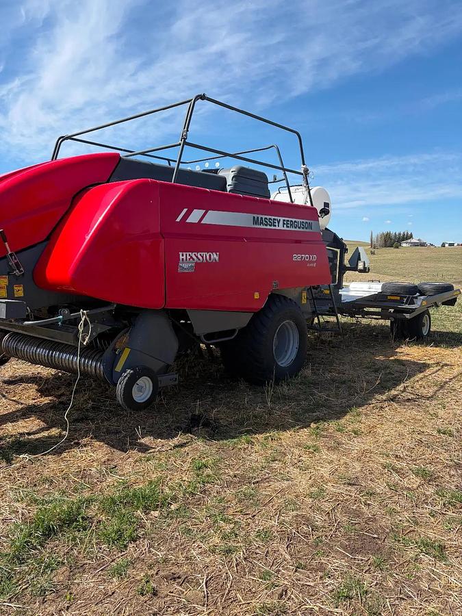 Used 2019 Massey Ferguson 2270 XD High-Density Baler with AC 25 Accumulator