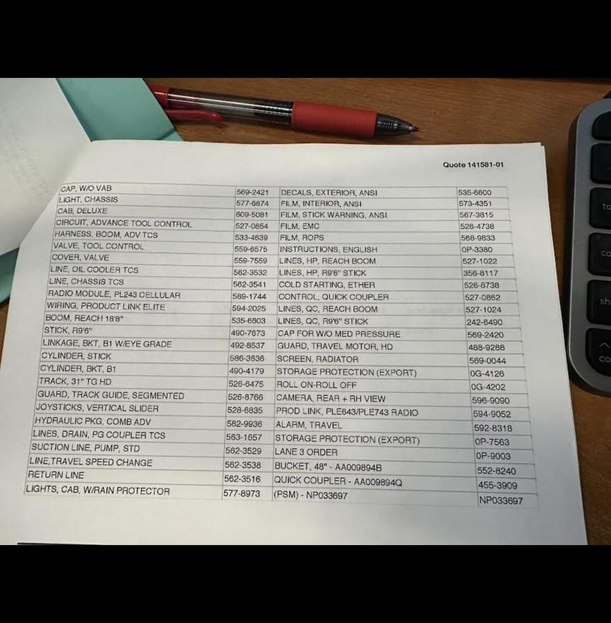 Used 2023 CAT 325-07C Hydraulic Excavator