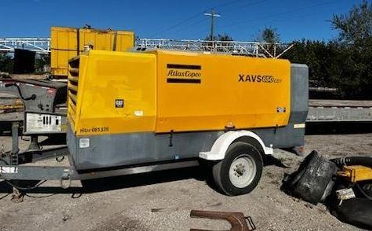 Used 2014 ATLAS COPCO XAVS650CD7 Air Compressor