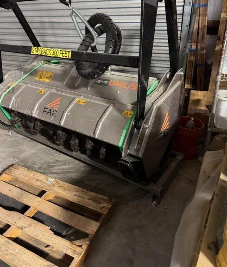 Used 2022 Takeuchi Tl12v2 Skid Steer & FAE Mulcher