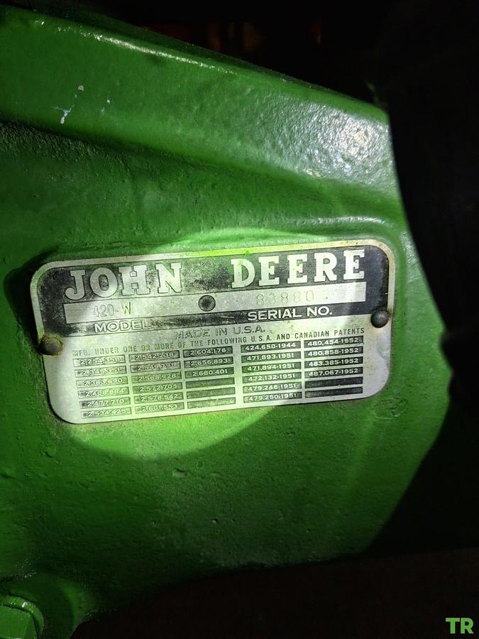 Used 1956 John Deere 420W Tractor