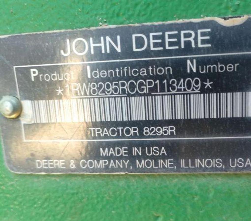 Used 2017 JOHN DEERE 8295R