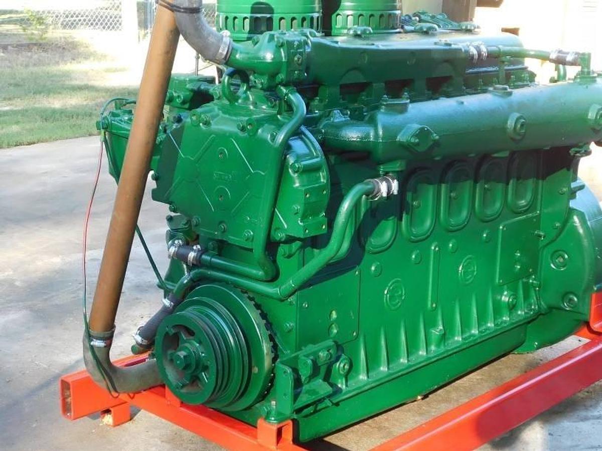 Used 1977 Detroit Diesel 6-71N Industrial Diesel Engine