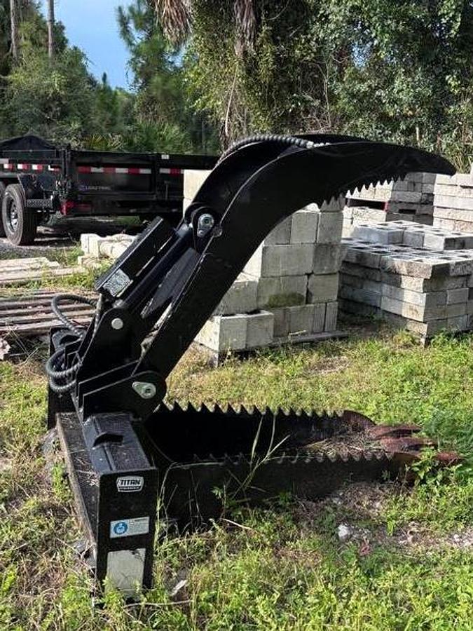 Used 2025 John Deere 331 P Skid Steer Loader with Attachments