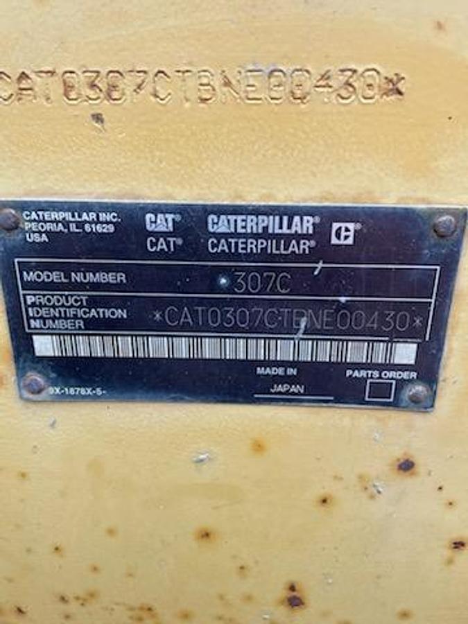 Used 2007 Caterpillar 307C Excavator