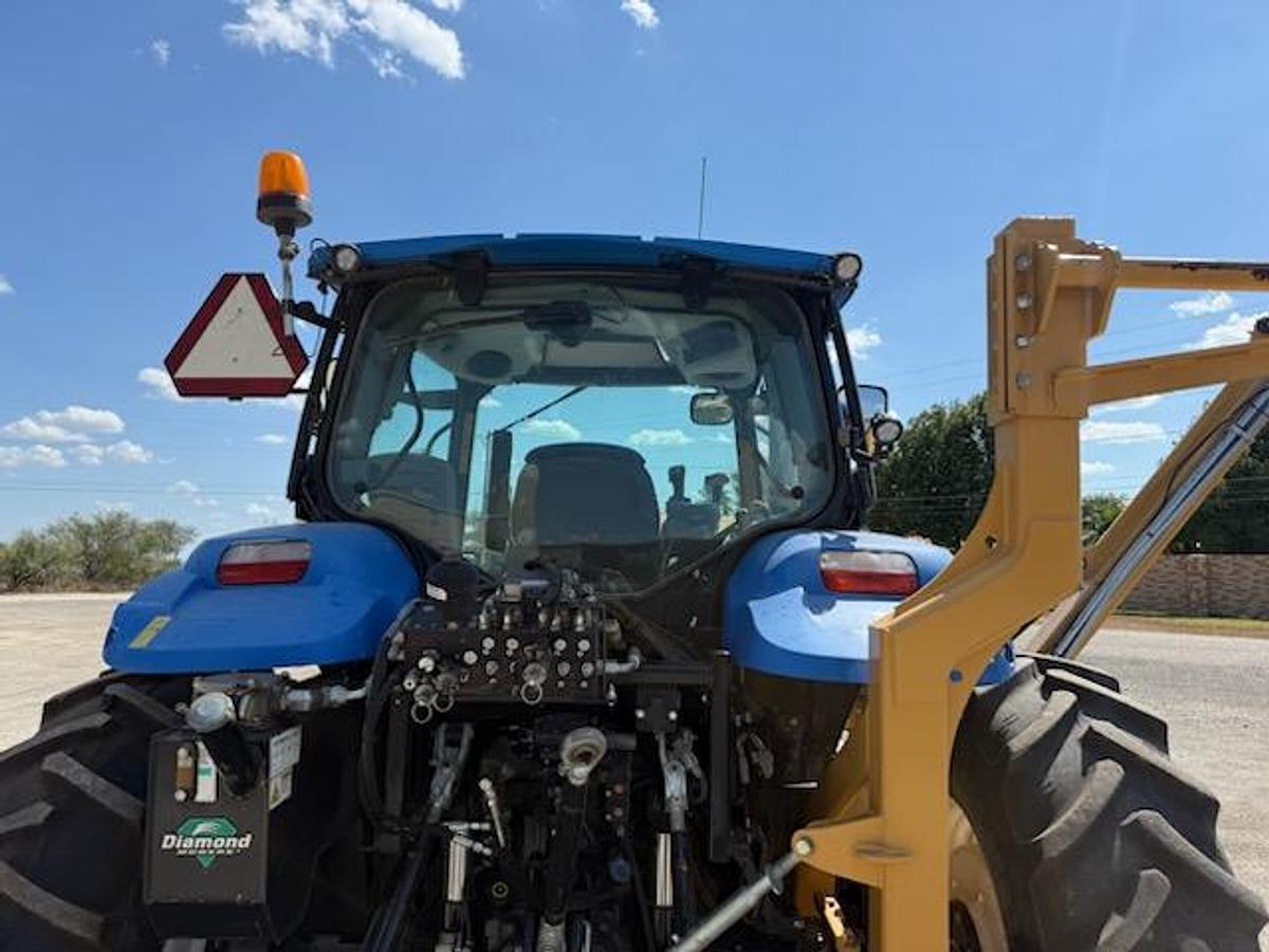 Used 2020 New Holland T6.155 Diamond Side Boom Mower