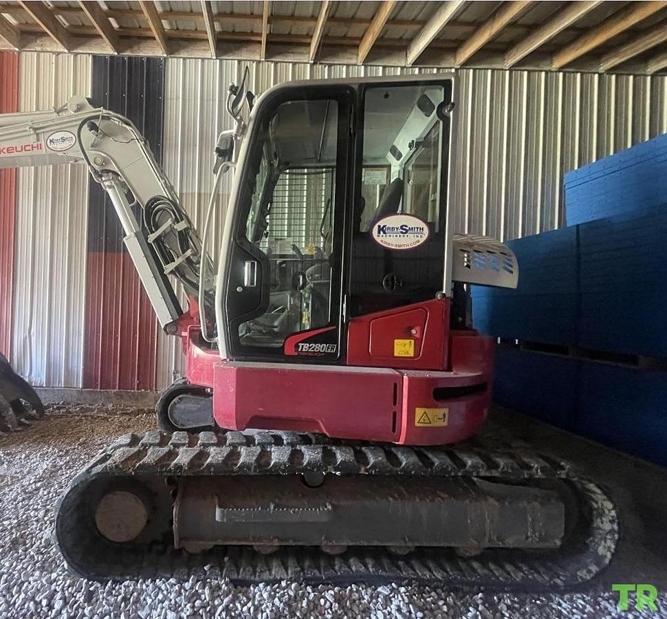 Used 2020 Takeuchi TB280FR Compact Excavator