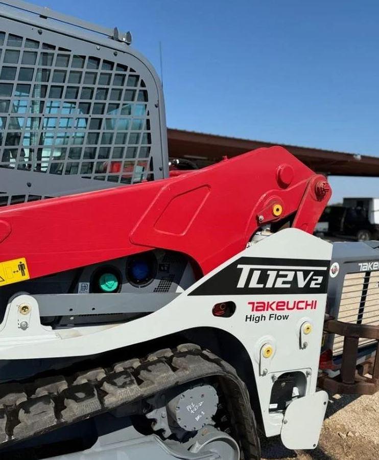 Used 2022 Takeuchi Tl12v2 Skid Steer & FAE Mulcher