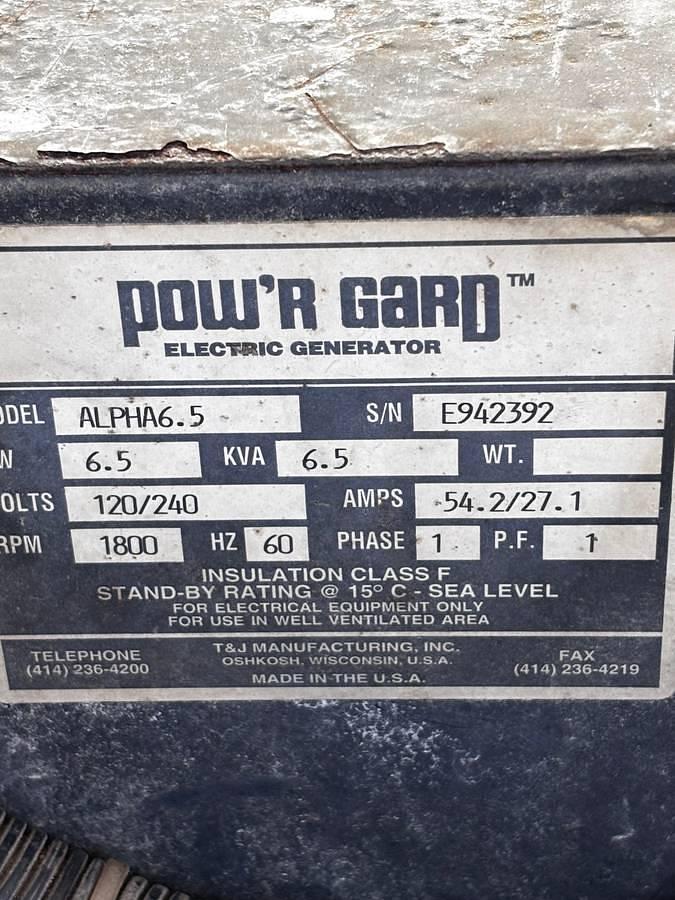 Used 1994 Wanco Totally Portable Off-Grid Power Station