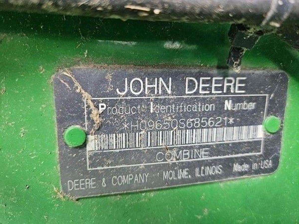 Used 2000 JOHN DEERE 9650 STS Combine