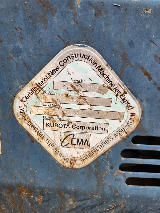 Used 2007 Kubota U45 Mini Excavator