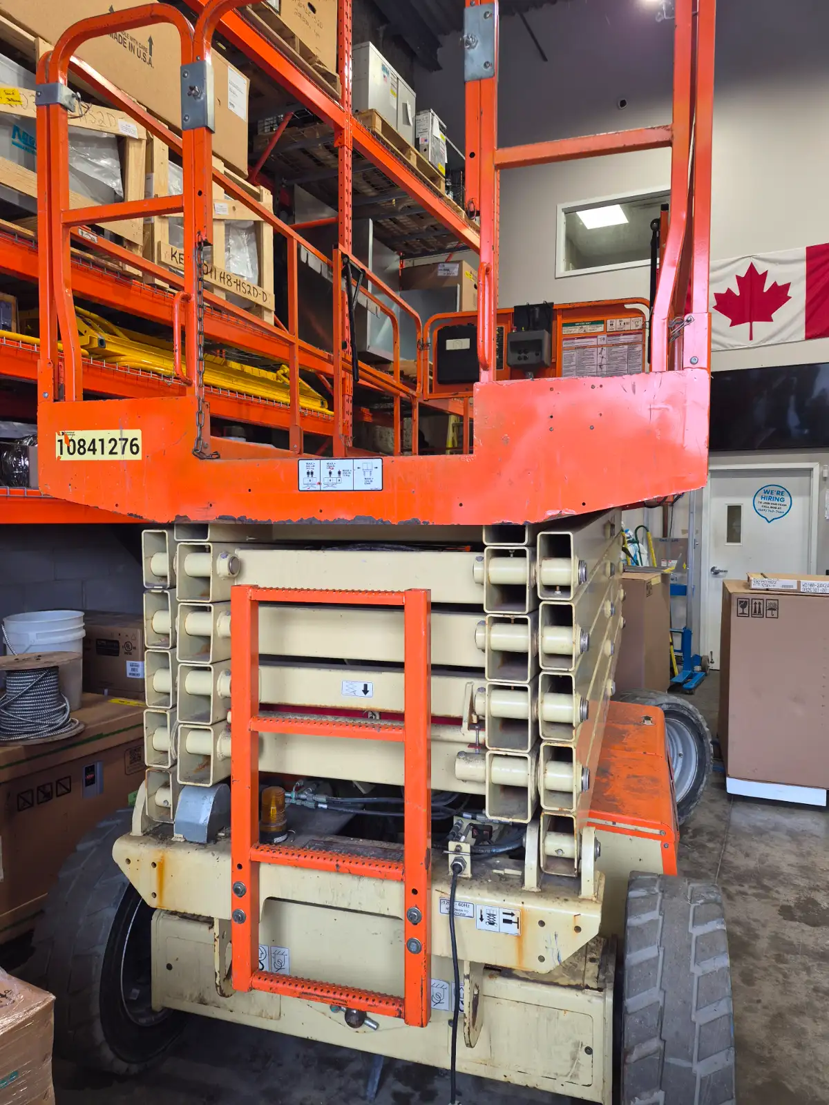 Used 2018 Electric Rough Terrain Scissor Lift 4069LE
