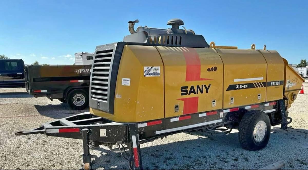 Used 2008 Sany HBT80C Concrete Pump