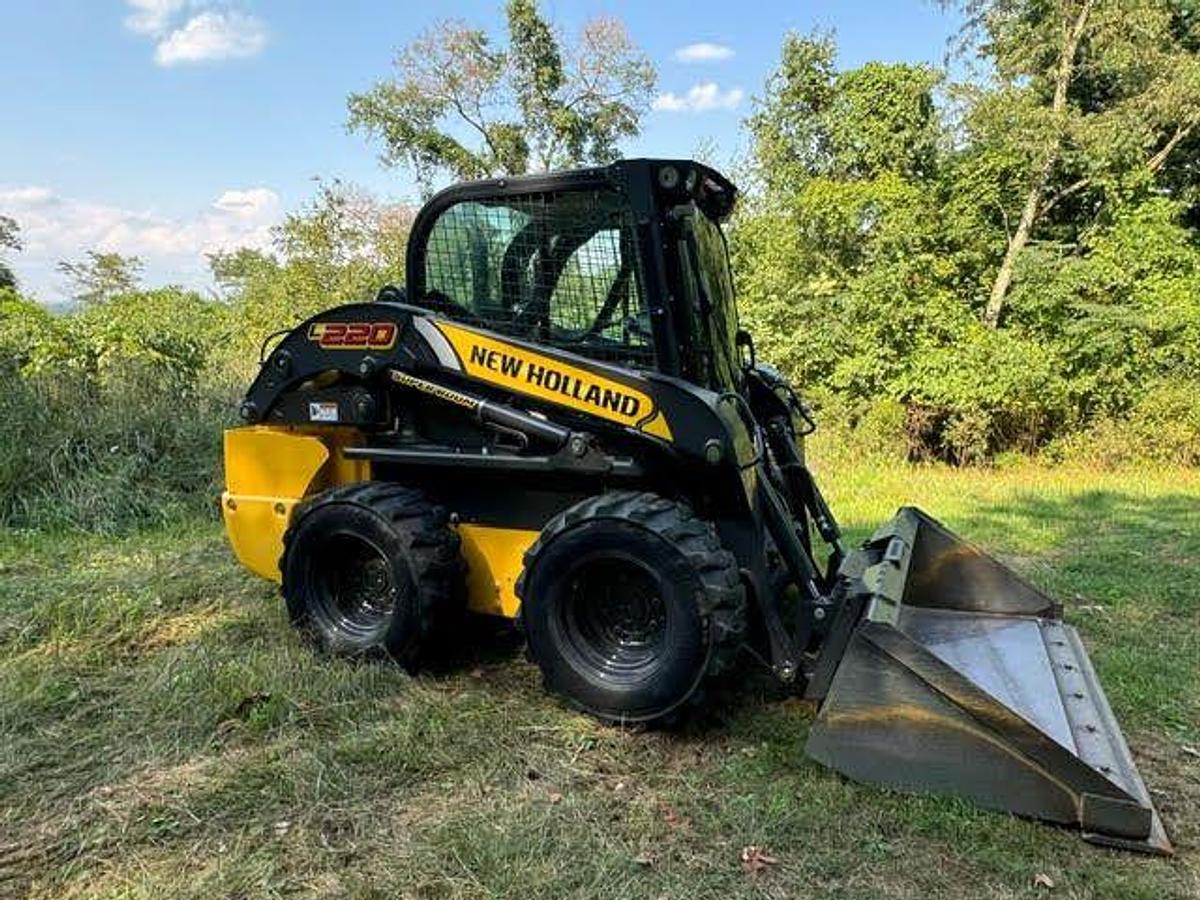 Used 2019 NEW HOLLAND L220 Skid Steer