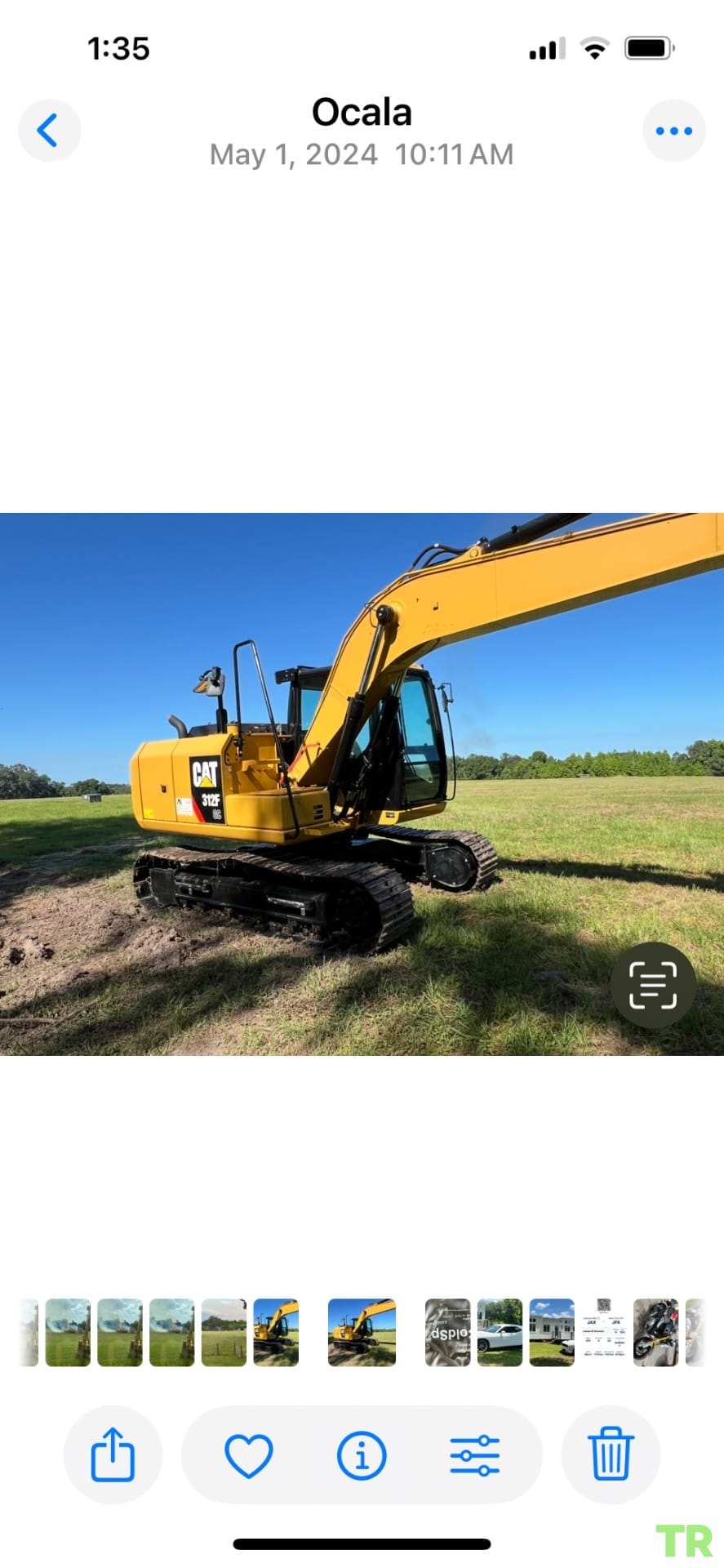 Used 2020 Caterpillar 312F Excavator