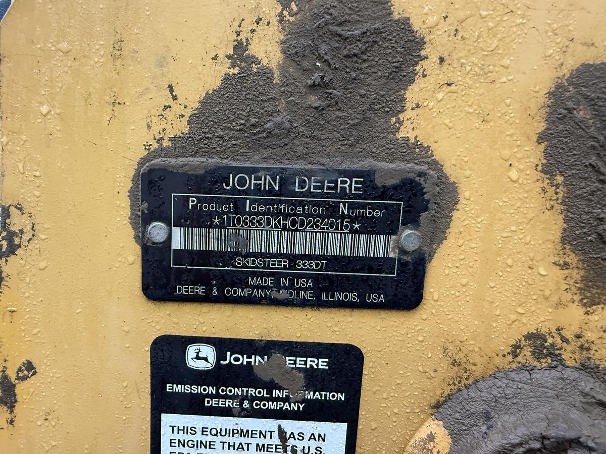 Used 2012 John Deere 333 D Skid Steer