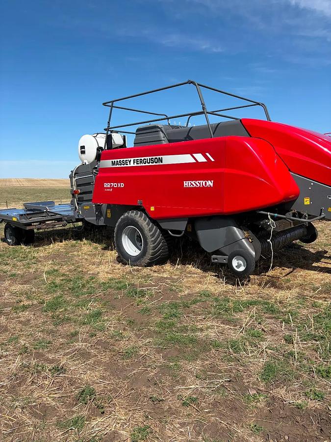 Used 2019 Massey Ferguson 2270 XD High-Density Baler with AC 25 Accumulator