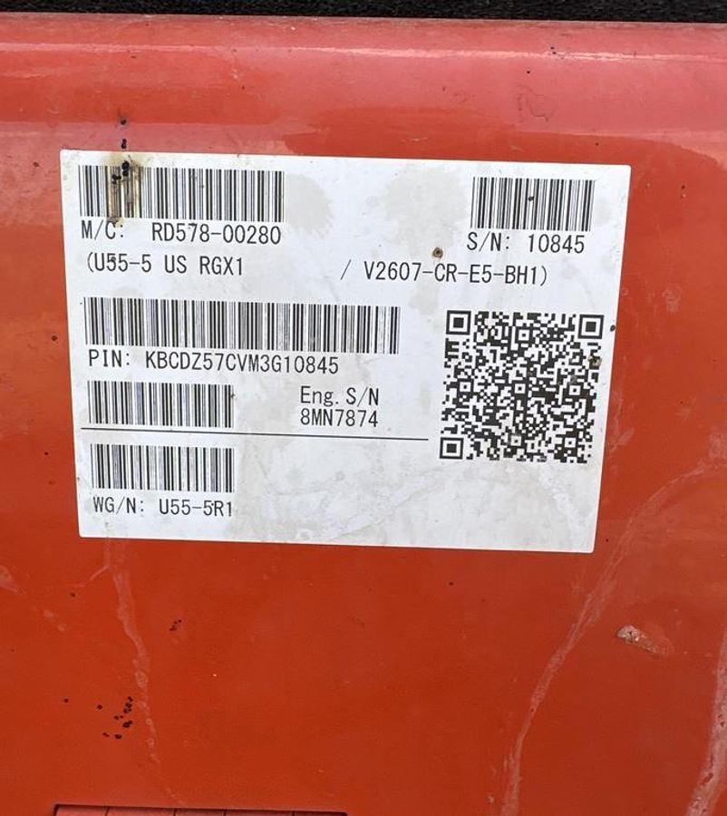 Used 2023 KUBOTA U55-5 Excavator