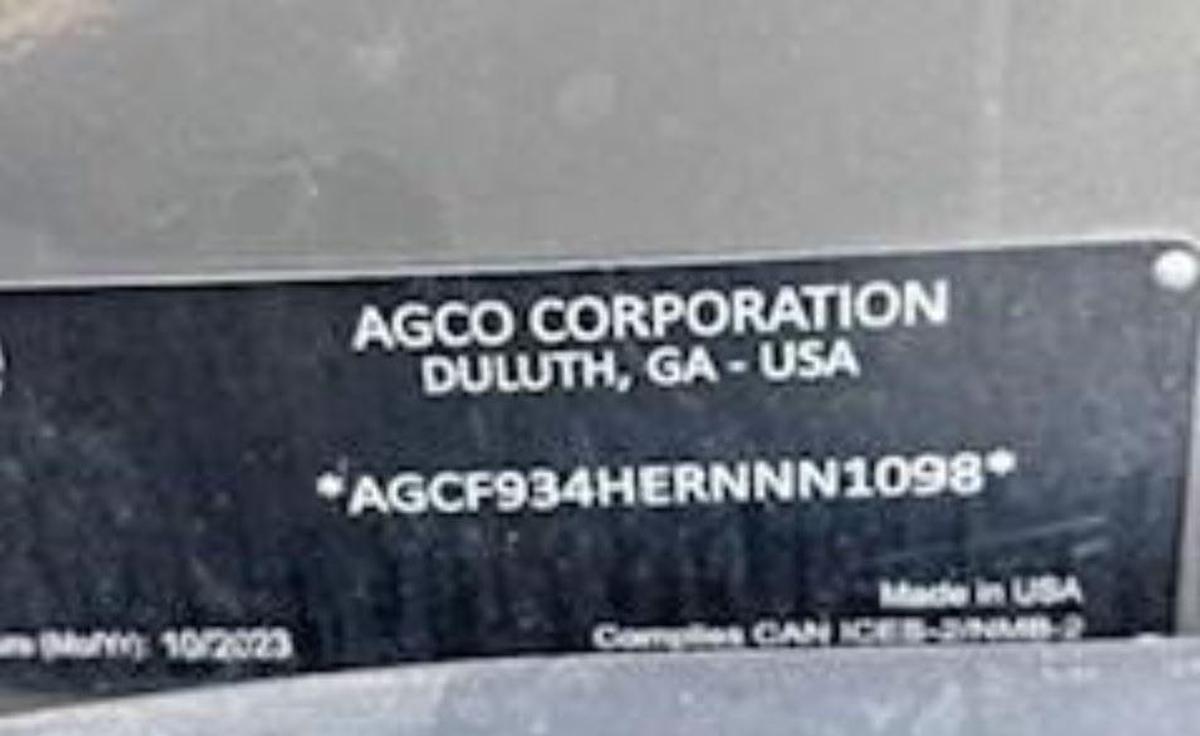 Used 2023 Fendt RG934H