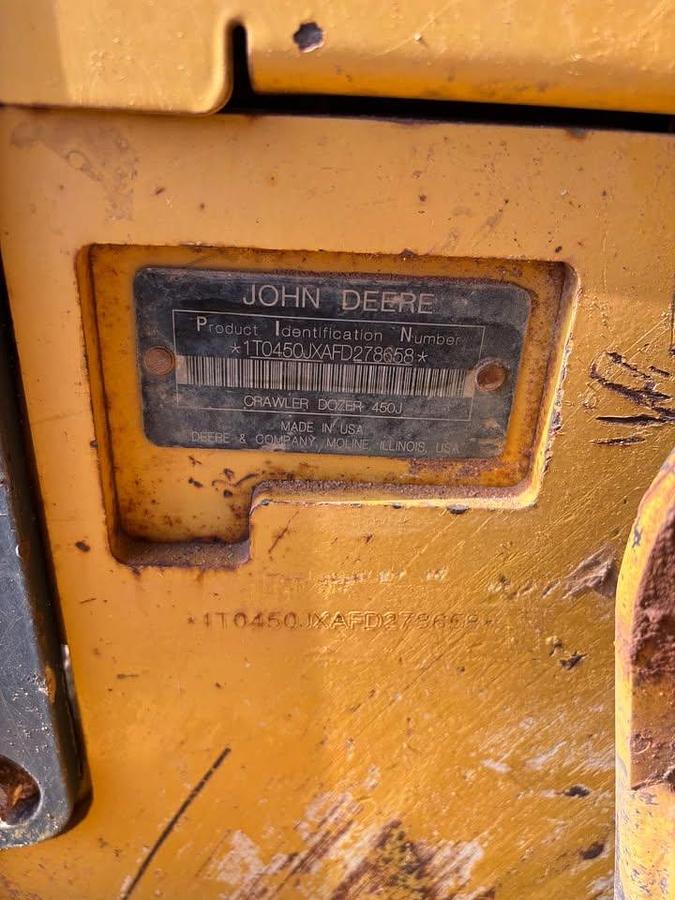 Used 2015 JOHN DEERE 450J LGP Crawler Dozer