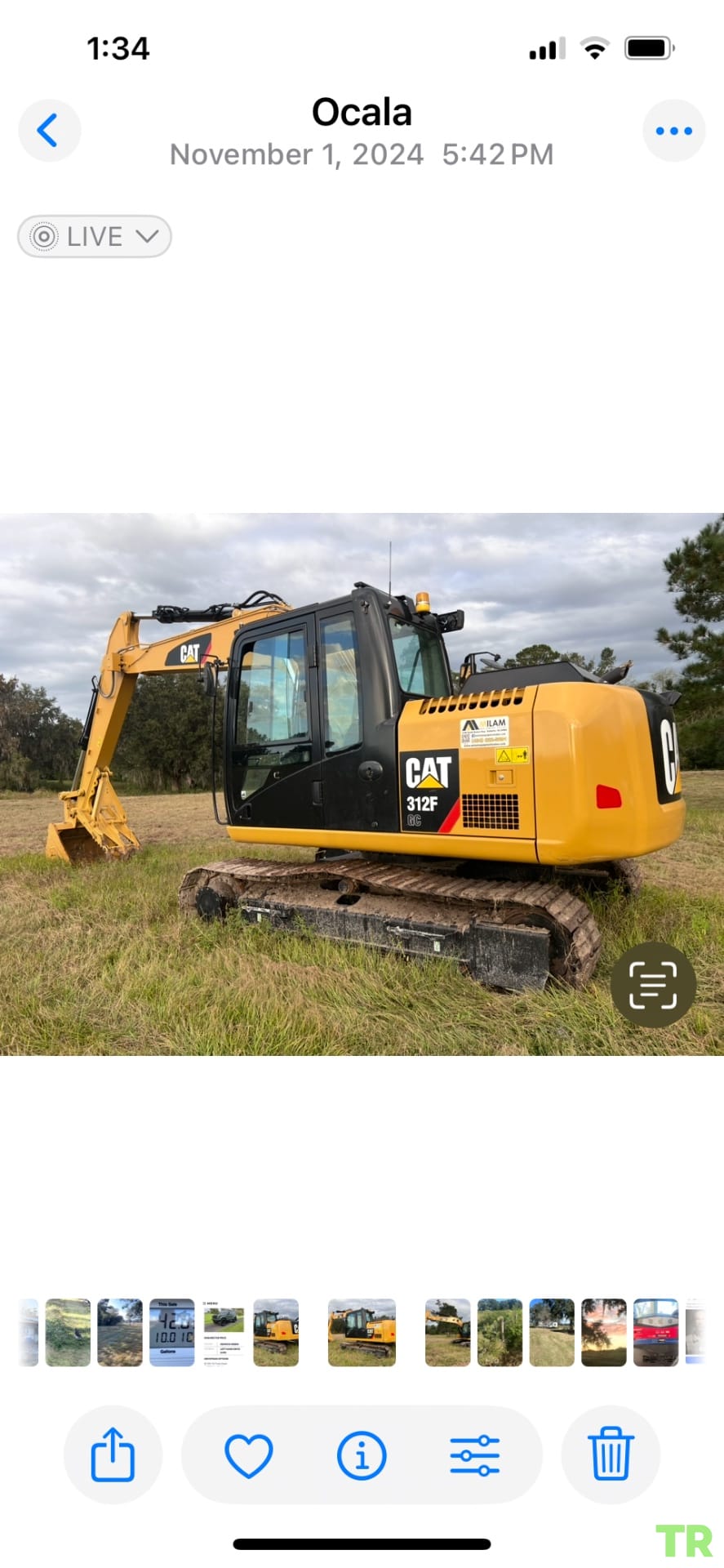 Used 2020 Caterpillar 312F Excavator