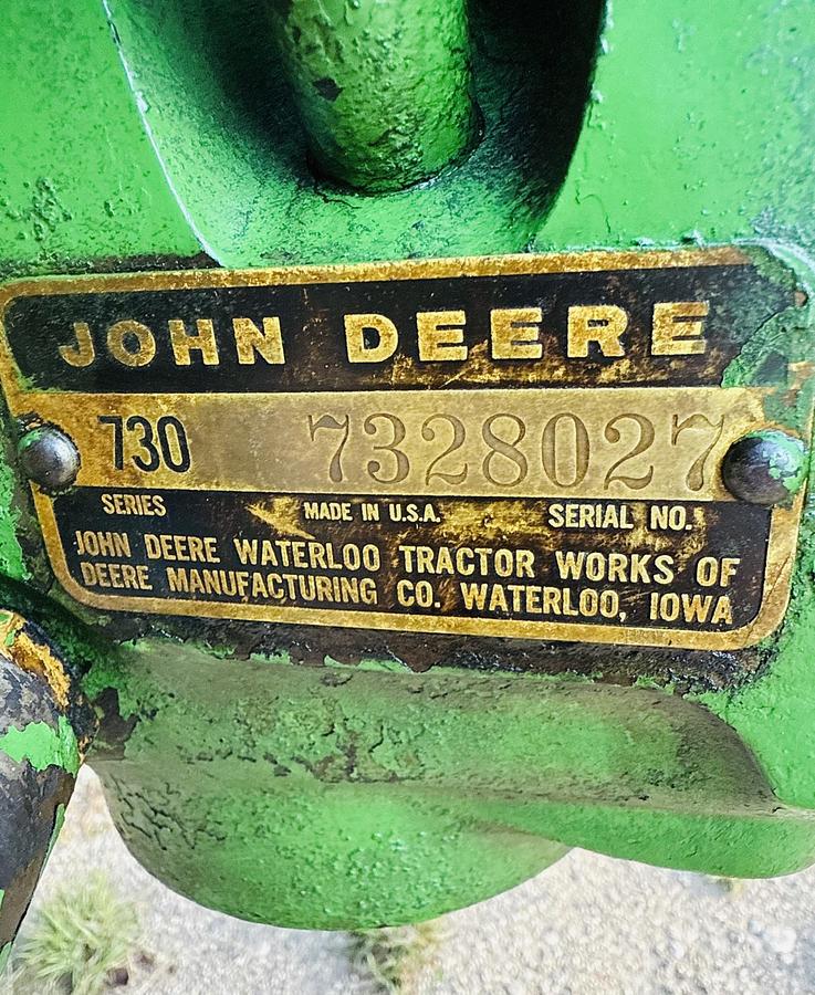 Used 1960 John Deere 730 Diesel Tractor