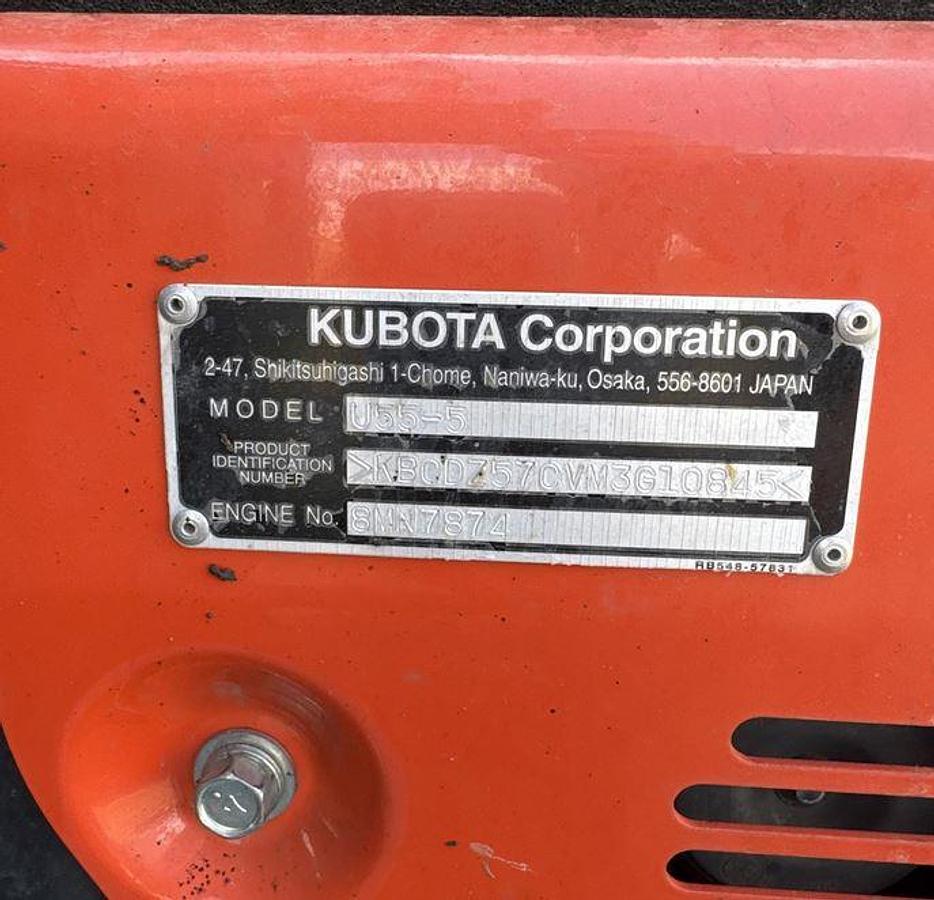 Used 2023 KUBOTA U55-5 Excavator