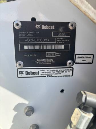 Used 2018 Bobcat S595