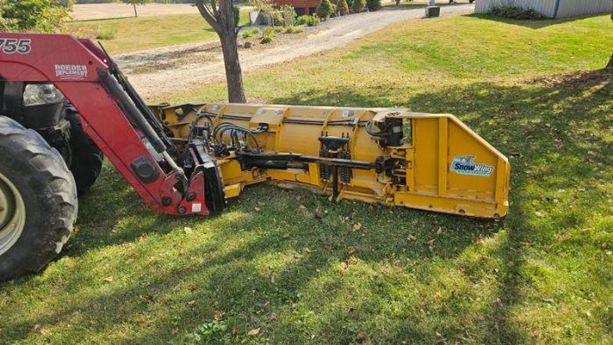 Used 2014 HLA 1016 Blade Box and Snowplow