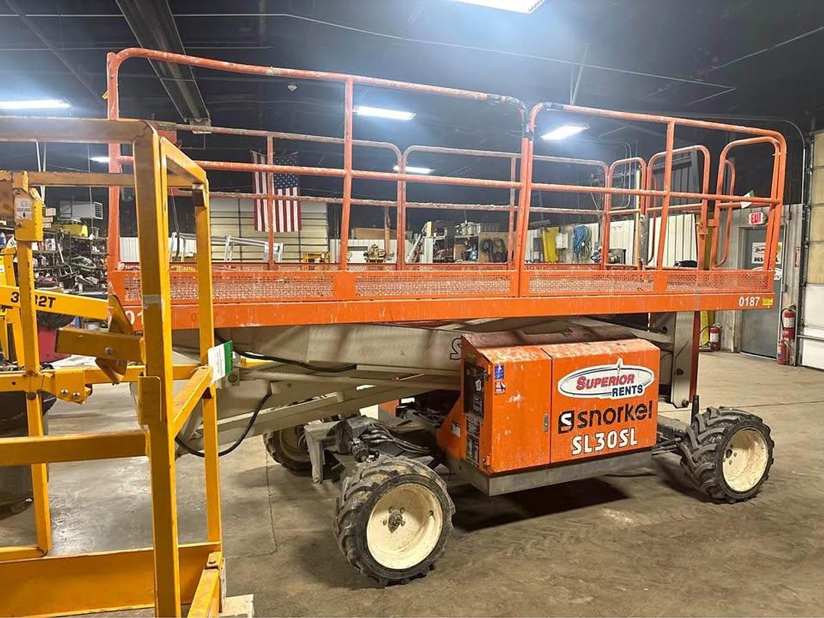 Used 2020 Snorkel S1930 Off-Road Scissor Lift