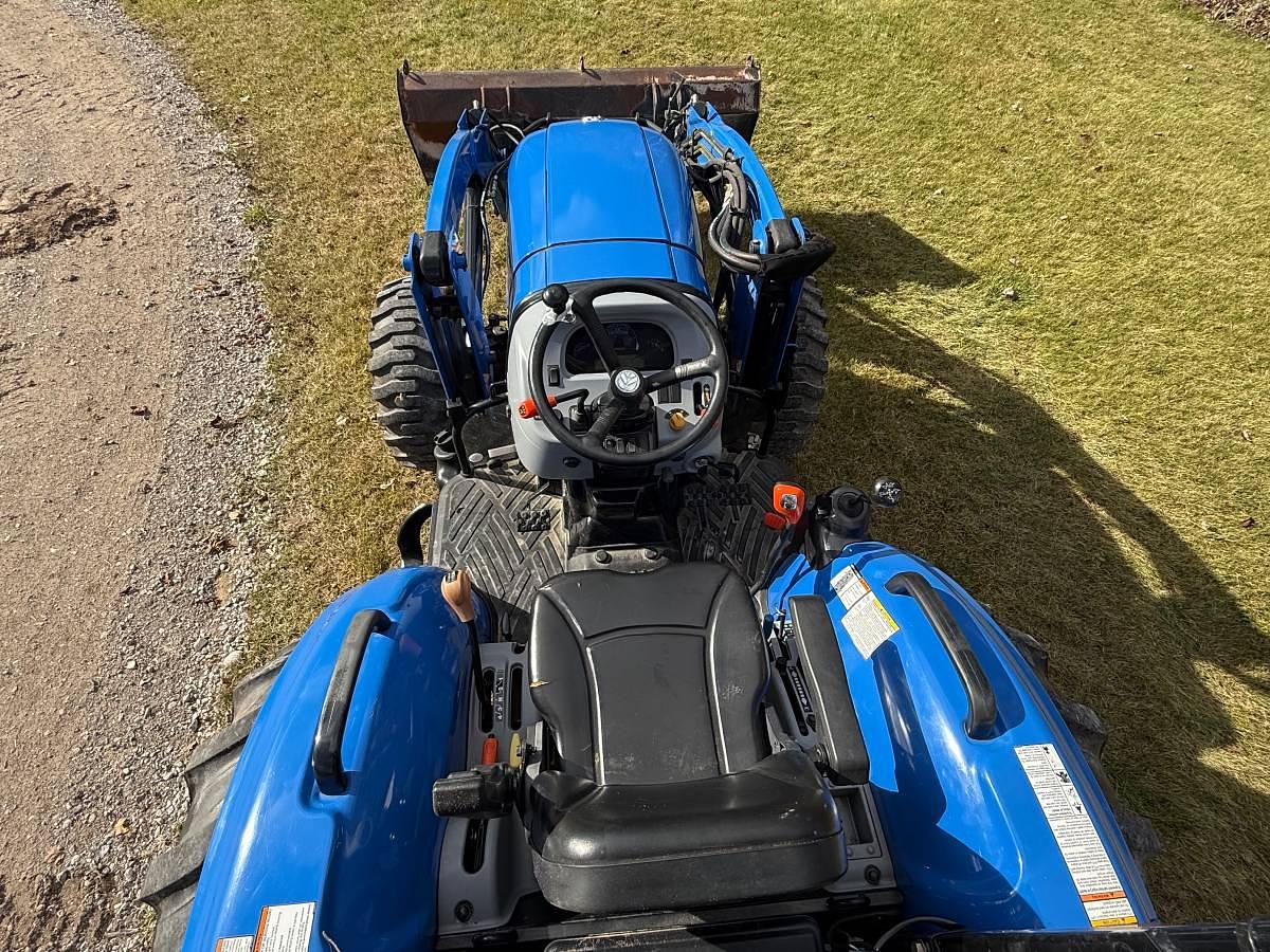Used 2017 New Holland Boomer 55 W/ Backhoe and Brush Hog