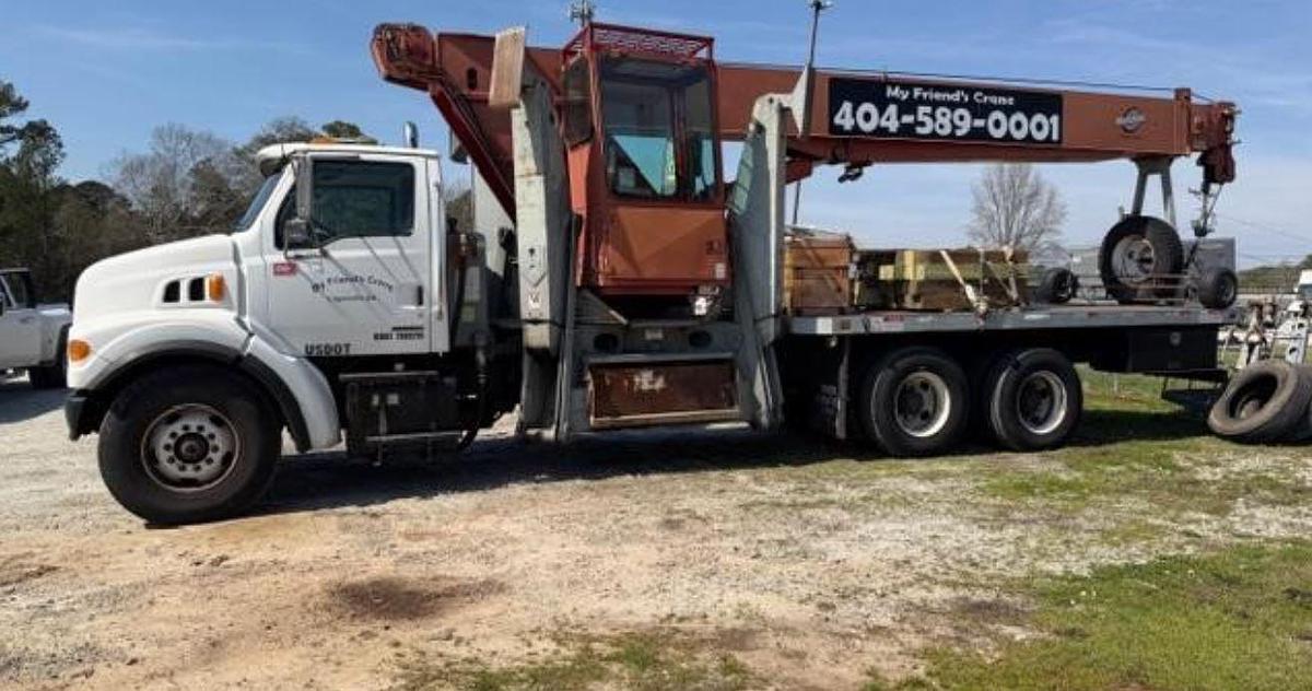 Used 2003 Manitex 2892SX Mounted on 2003 Sterling LT7500