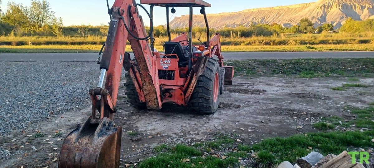 Used 2004 Kubota L48 Tractor Loader Backhoe