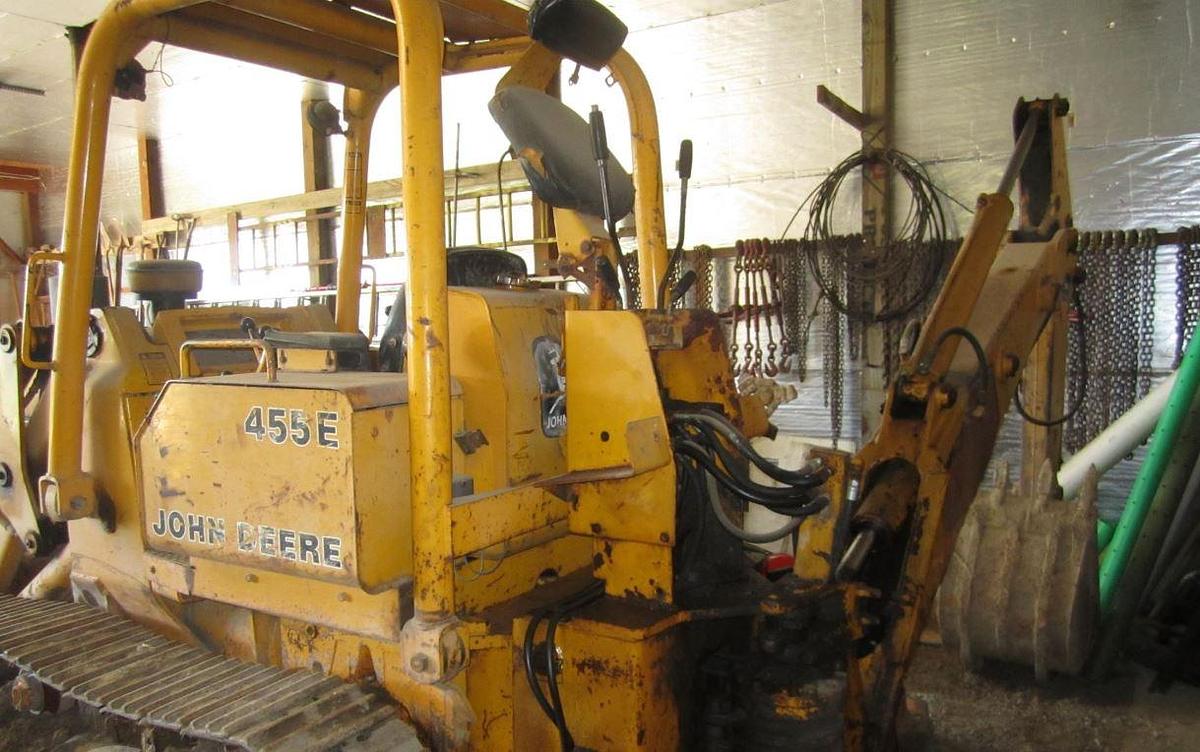 Used 1985 John Deere 455E Crawler Loader