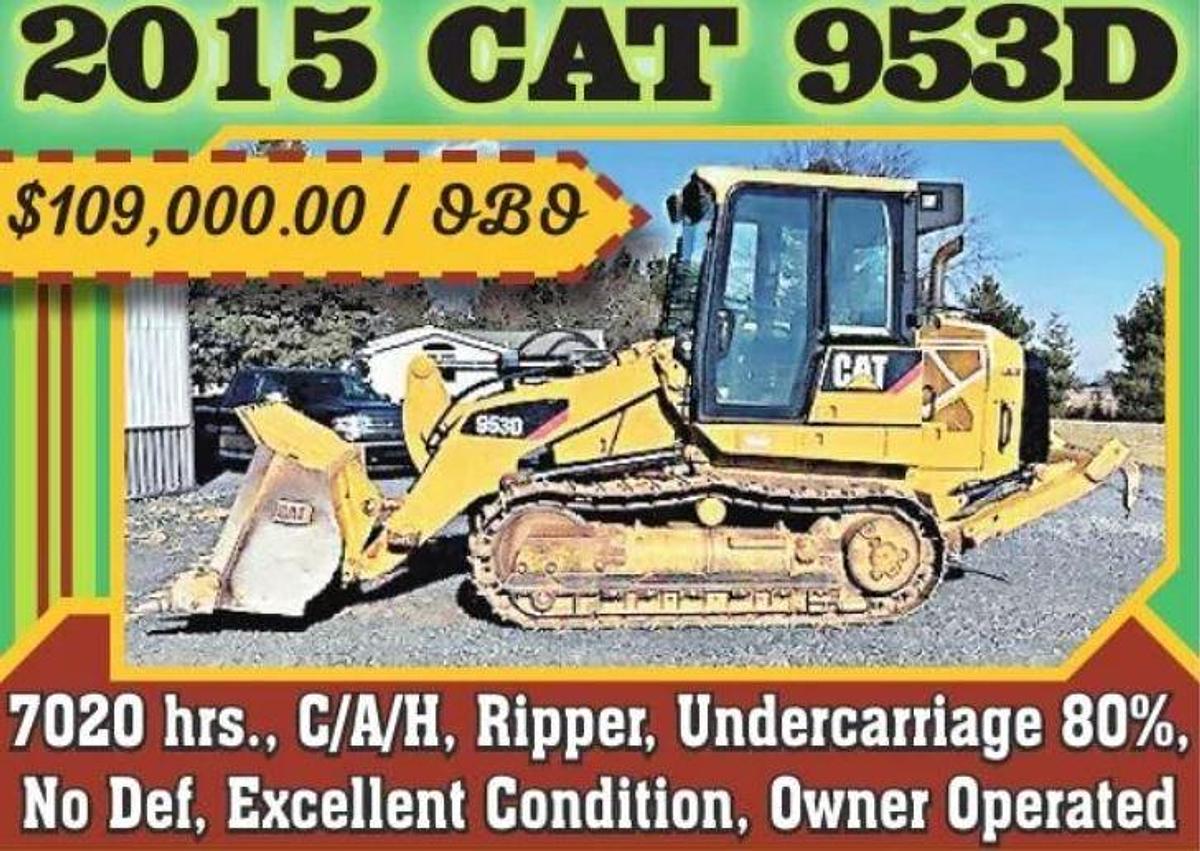 Used 2015 Caterpillar 953D