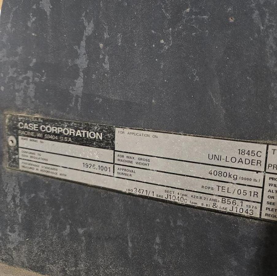 Used 2000 CASE 1845C
