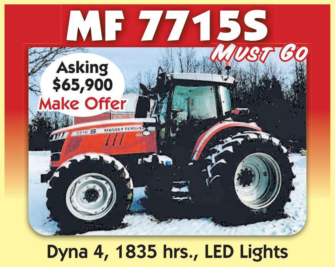 Used 2019 Massey Ferguson 7715S Dyna-4