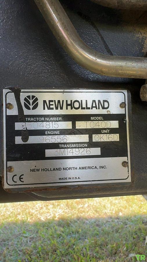 Used 2001 New Holland Tc 40d
