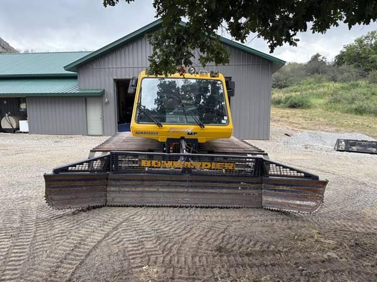 Used 1997 Bombardier Plus Mp Snowcat – Front Blade & Rear Tiller