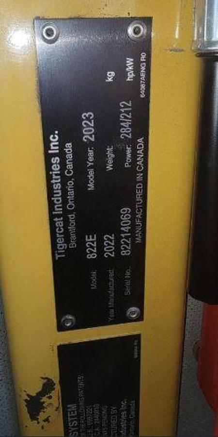 Used 2023 TIGERCAT 822E