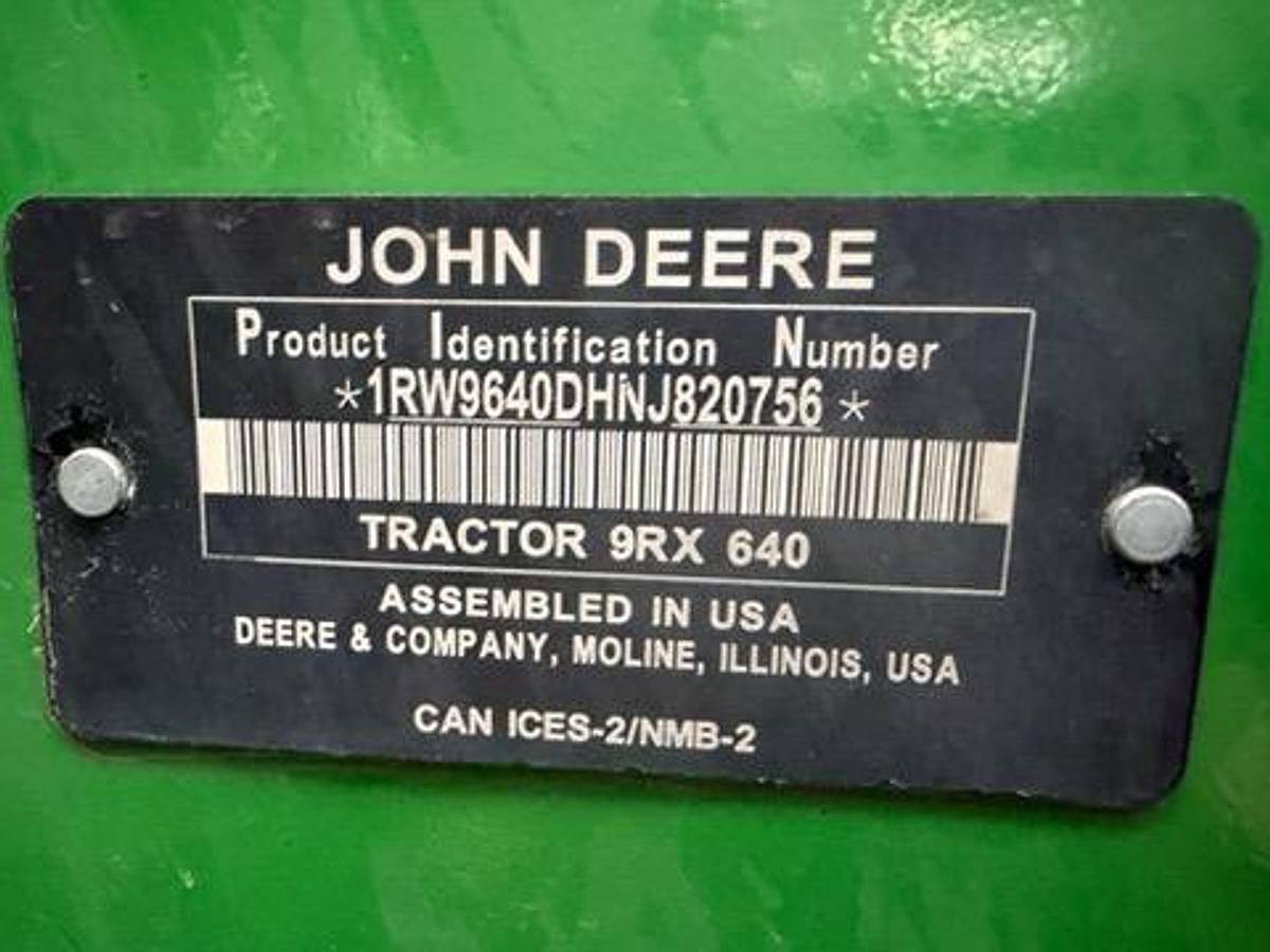Used 2023 John Deere 9rx 640