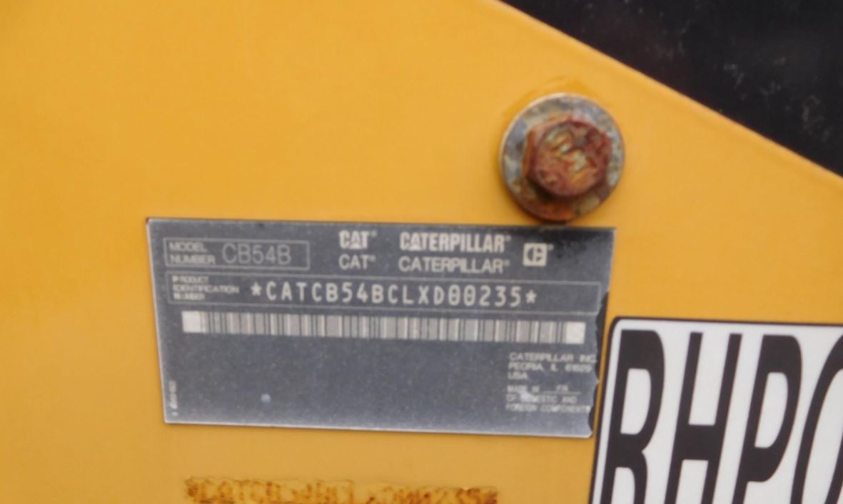 Used 2014 CATERPILLAR CB54B