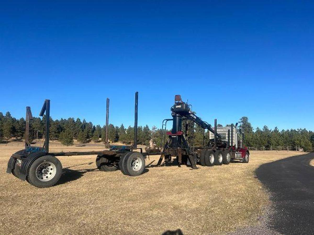 Used 2019 Serco 7000 Log Trailer and Loader