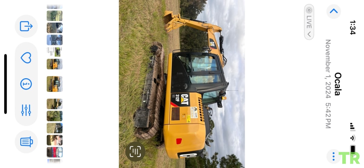 Used 2020 Caterpillar 312F Excavator