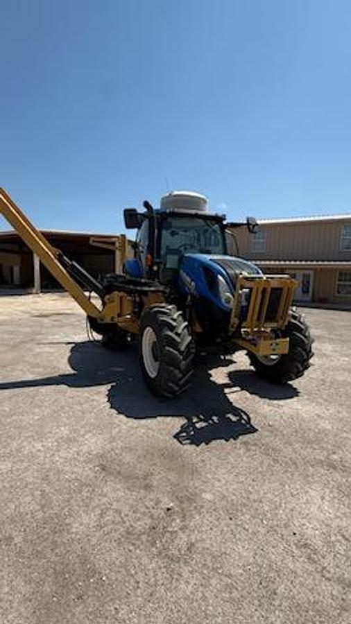 Used 2020 New Holland T6.155 Diamond Side Boom Mower