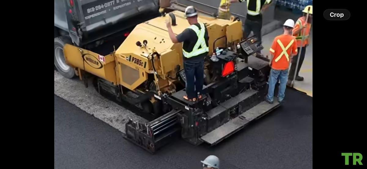 Used 2017 Weiler P385B Track Asphalt Paver | Cat Diesel | 4,700 Hours | 8'–15'6" Paving Width | Grade Control Ready