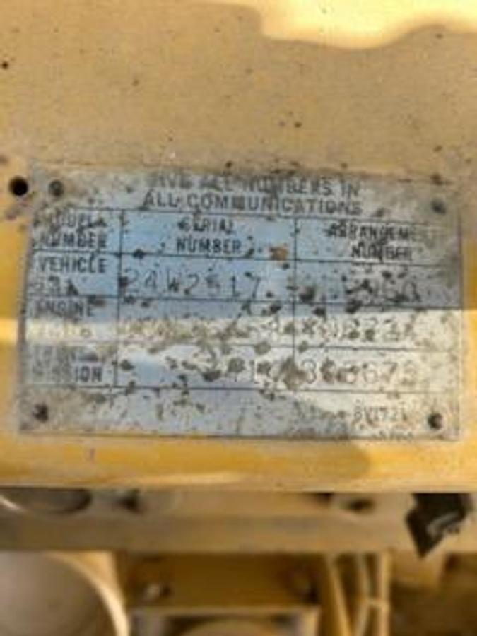 Used 1983 Caterpillar 631D Motor Scraper