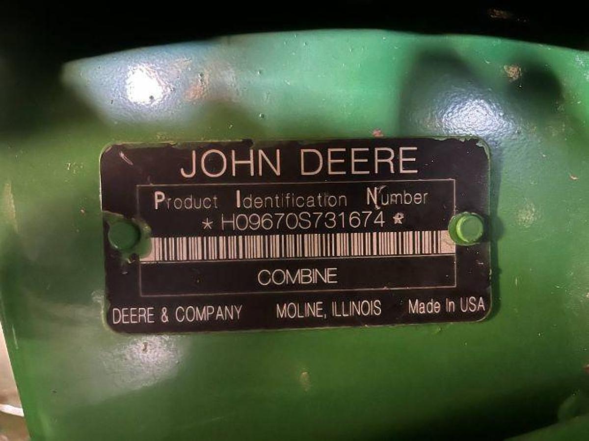 Used 2009 JOHN DEERE 9670 STS Combine