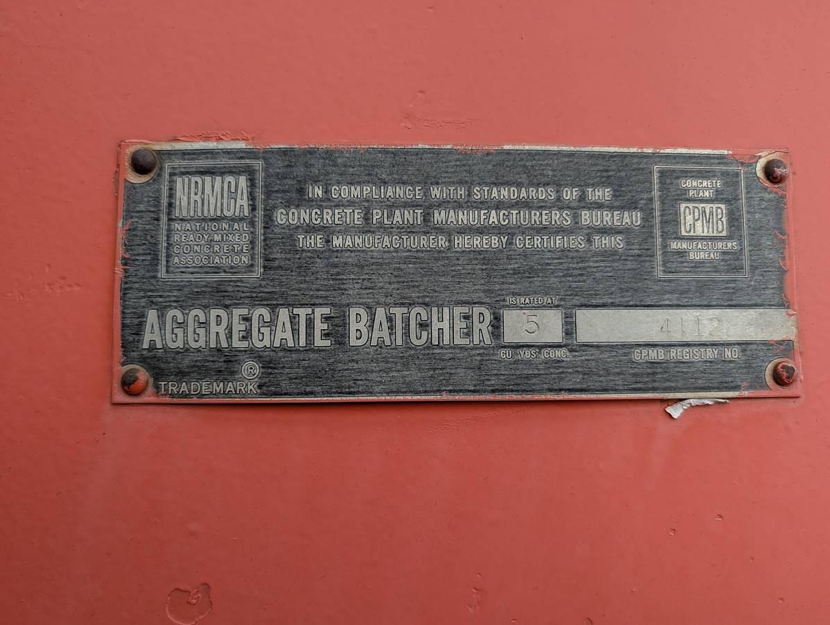 Used 1987 Ross Company SH 80 The Rustler Concrete Batch Plant