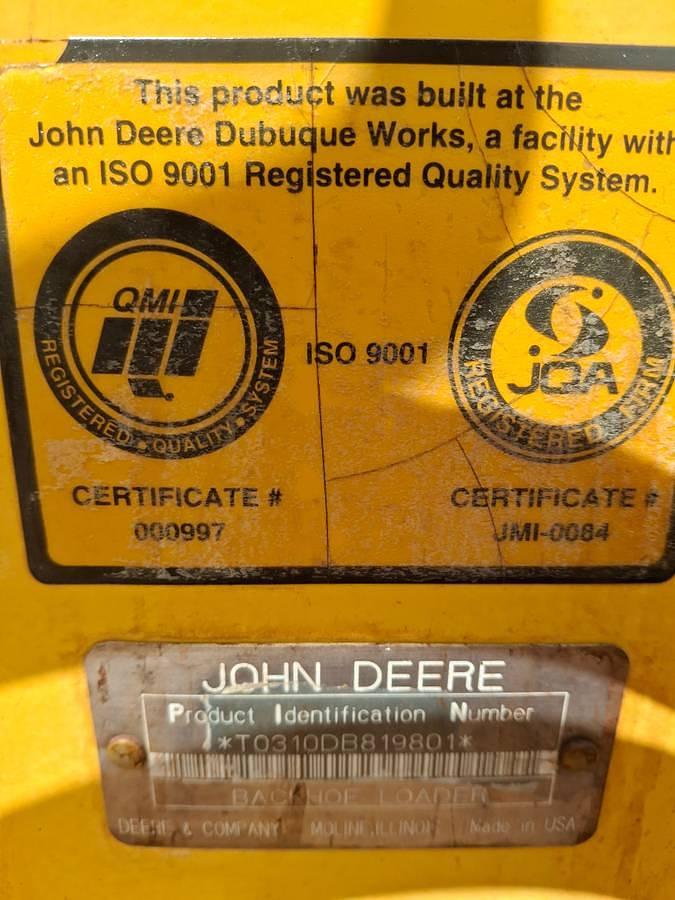 Used 1997 John Deere 310D Backhoe Loader